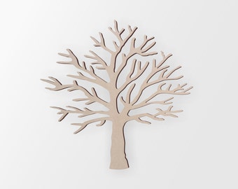 Wooden Tree Shape - Cutout, Home Decor, Unfinished and Available from 3 to 42 Inches Tall