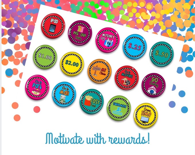 Reward Incentive Magnets - Money magnets - Allowance magnets - Fridge magnets - Refidgerator magnets - Reward Money - Incentive magnets