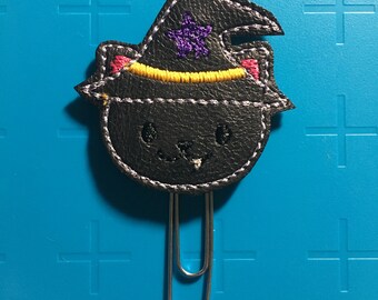 Witch Cat Planner Clip