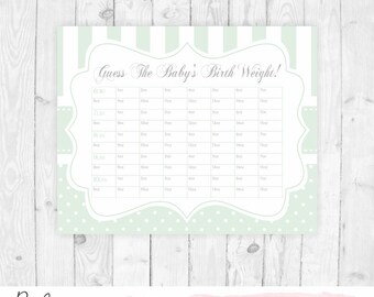 Guess baby weight | Etsy