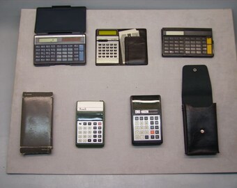 Vintage Calculators ca.1970 1990 /