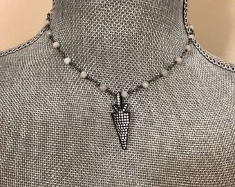 Sparkly Arrowhead Necklace