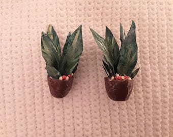 Dollhouse miniature plants, scale 1:12,dollhouse miniatures, dollhouse plants,miniature plants,dollhouse garden, miniature garden plants