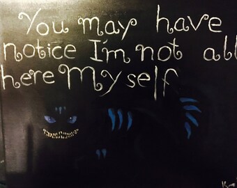 Cheshire cat painting
