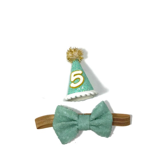 Dog Birthday Hat and Large Bow Tie || Dog Gift || Pet Birthday Party Outfit || Pet Puppy Cat Kitten || Kitty Pig Birthday Crown |