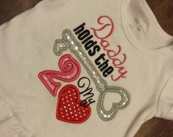 Daddy holds the key to my heart-
