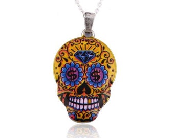 Sugar Skull Necklace