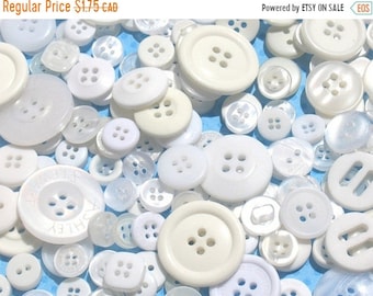 50% OFF - Vanilla White Purple - Button Selection