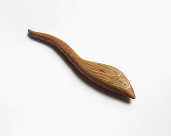 Wooden Hair Stick, hair stick wood, hairstick, hair stick leaf, hair pin wood, hair stick, hair pin, wood, wooden pin, haarschmuck