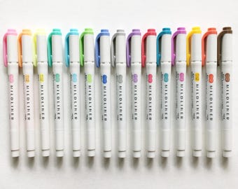 Zebra Mildliner - double sided Highlighter | for your planner, bullet journal etc. | Japanese stationery