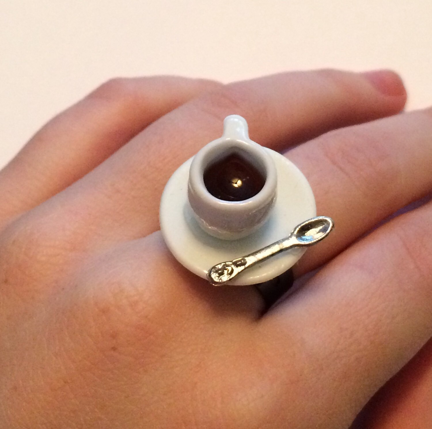 Adjustable Porcelain Coffee Cup Ring