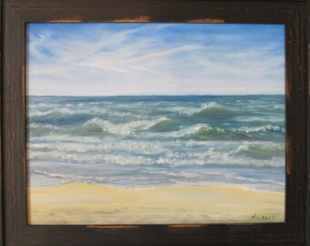 Seascape, Ocean painting, Original Oil Painting