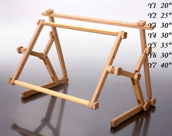 Cross stitch embroidery frame tapestry holder bed table stand rack made of wood