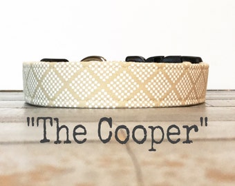 DOG COLLAR, The Cooper, Dog Collar for Girls, Dog Collar for Boys, Wedding, Classic Dog Collar