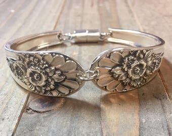 Spoon Bracelet | Jubilee | Jubilee Bracelet| Silverware Jewelry| Silver Bracelet| Silverware bracelet | Spoon Jewelry, 1953 bracelet