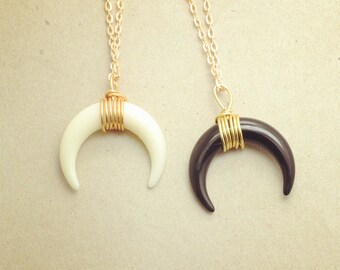 Half moon necklace