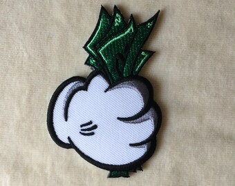 Hand Hold Money Iron On Patch