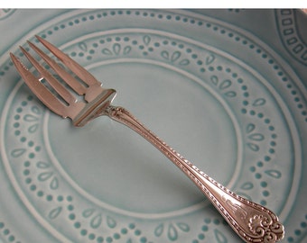 Sterling Silver Serving Fork - Meat Or Fish Serving Fork - Edwardian Flatware, Wedding, Engagement, Shower Gift