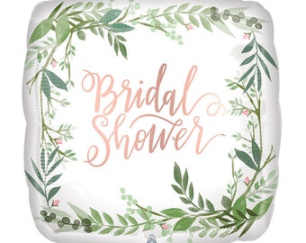 Elegant Greenery Bridal shower balloon/ bridal balloons / bridal shower balloons/ bride/ bridal shower/rose gold bridal shower balloon/