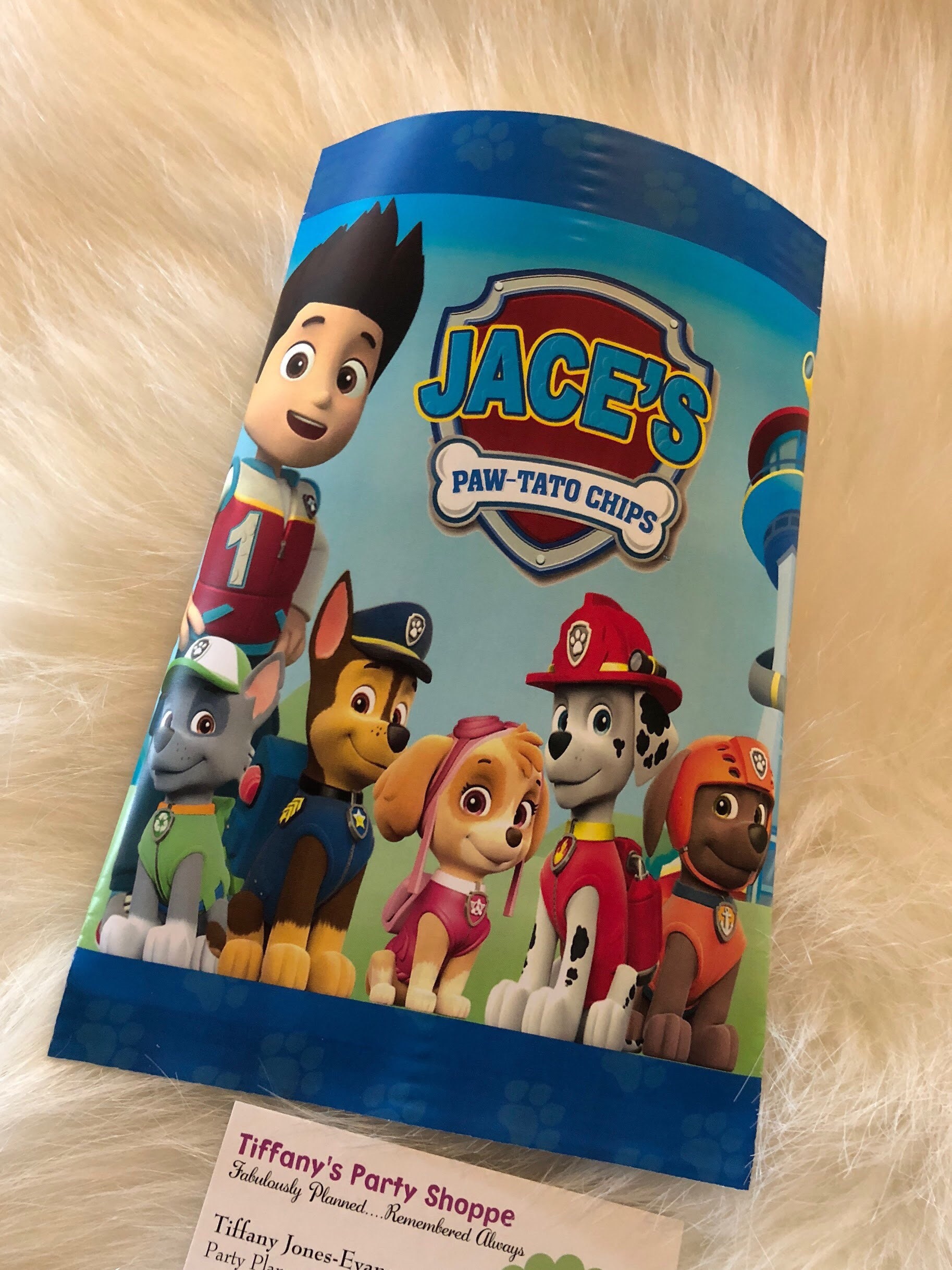 Paw Patrol Chip Bag Paw Patrol Favors Paw Patrol Paw | Images and ...