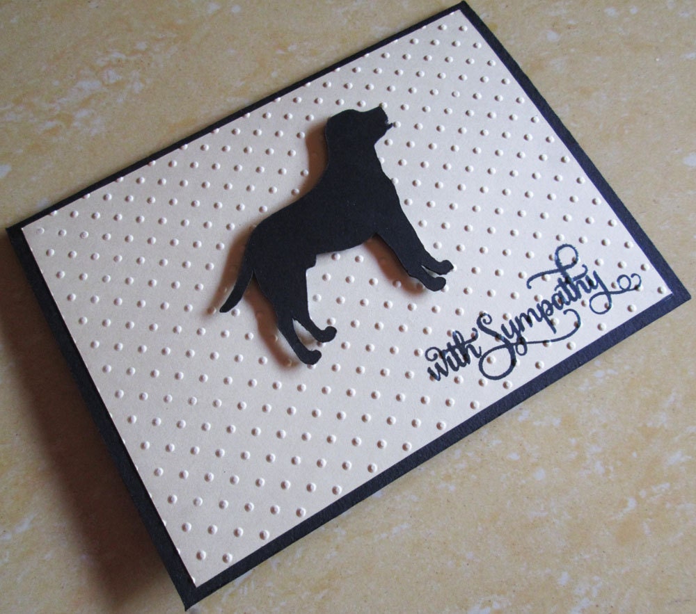 Dog Sympathy Card Labrador Pet Sympathy Card Loss of Dog