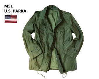 M51 U.S. Army Military Green Parka Jacket