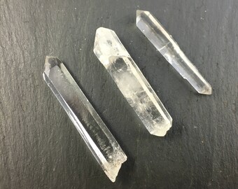 Tibetan Quartz Crystals | Lot of 3 | Natural Raw Crystals
