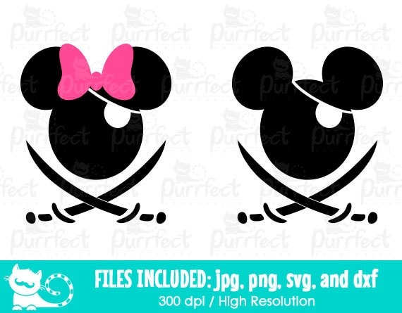 Download Mickey and Minnie Pirates SVG Disney Halloween Mouse Pirates