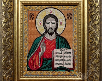 Machine Embroidery Design Jesus Icon