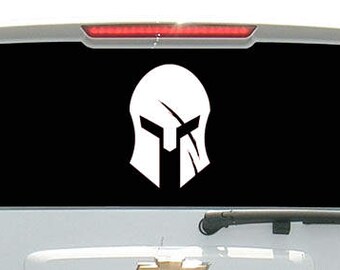 AUTOTATTOO Spartan Shield Decal – Military Armed Forces Vinyl Sticker For Car/Truck