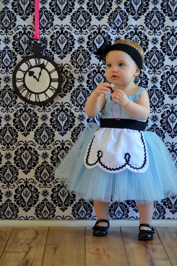 Alice In Wonderland Dress Retro Apron Dress For Girls Fun For