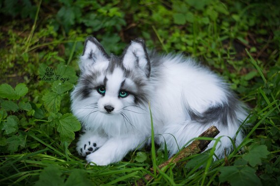 canadian marble fox plush