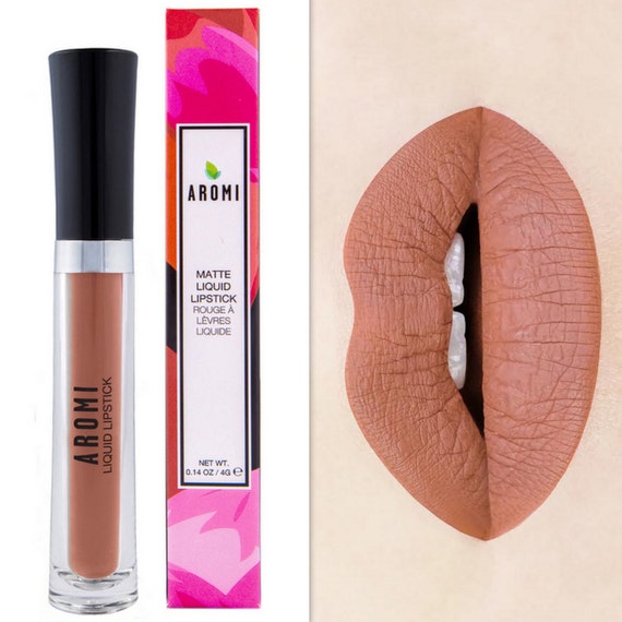 Caramel Nude Matte Liquid Lipstick. Matte Liquid Lipstick.