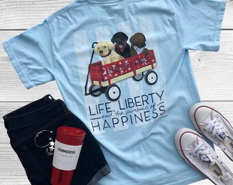 life liberty and the pursuit of happiness t shirt