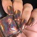 Calliope - Mega Ultra Multichrome Holographic Nail Polish Red Gold Orange