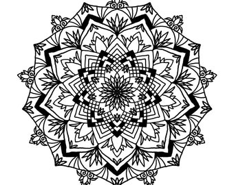 mandala coloring pages printable pdf blank mandala designs