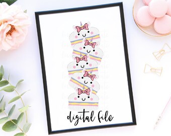 Yumi bookmarker digital file only
