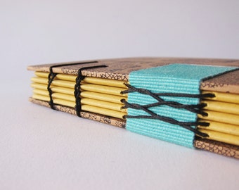 COPTIC BOUND journal /notebook.natural paper.COPTIC book