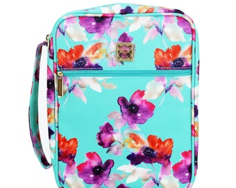 Monogrammed St. Augustine Floral Bible Cover/Planner Cover/Protector FREE SHIPPING!