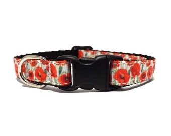 The Poppy | Cat Collar with Bell