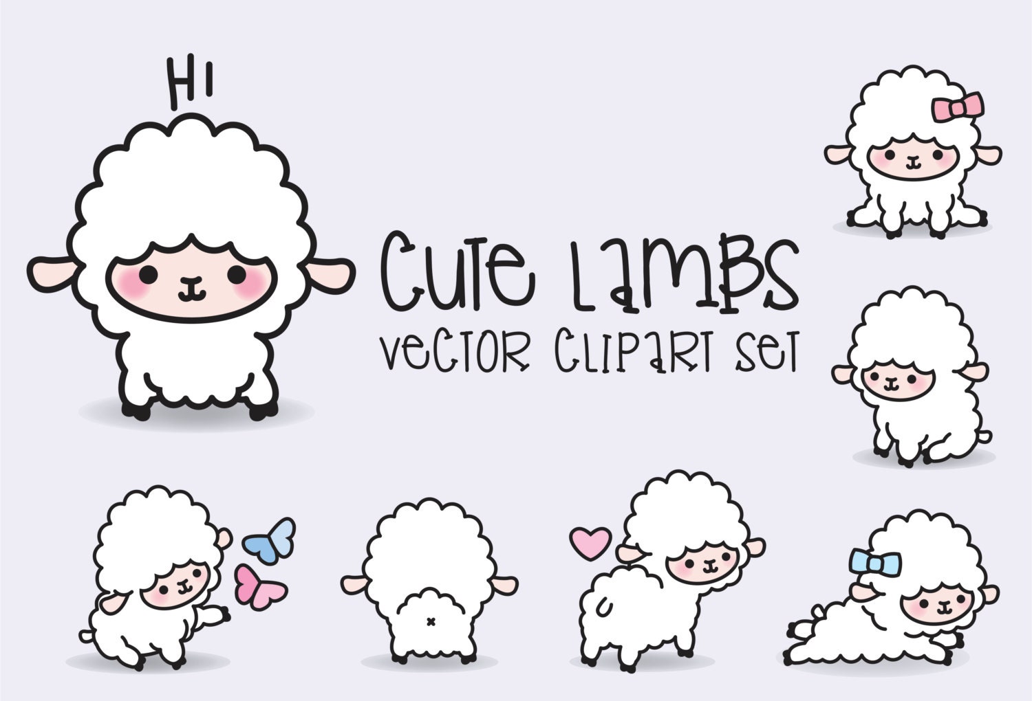 Premium Vector Clipart Kawaii Lambs Cute Lamb Clipart Set for Baby Lamb Clipart
34eri Premium Vector Clipart Kawaii Lambs Cute Lamb Clipart Set for Baby Lamb Clipart
34eri