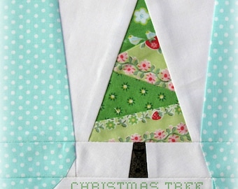 Christmas Tree Stocking, a Paper Piecing Pattern
