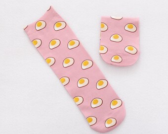 Egg socks.breaky socks.Fried egg socks