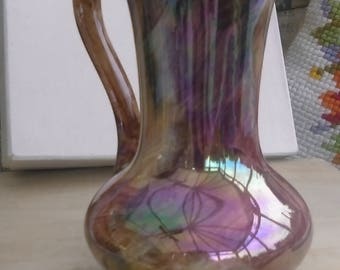 Handpainted Lustre ware vase made by Oldcourt