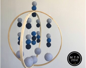 Felt Ball Mobile - Orb