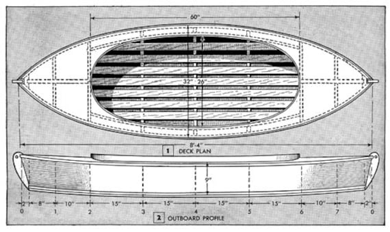 Duck Boat Plans Wooden Dingey Skiff Sailing Water Boating