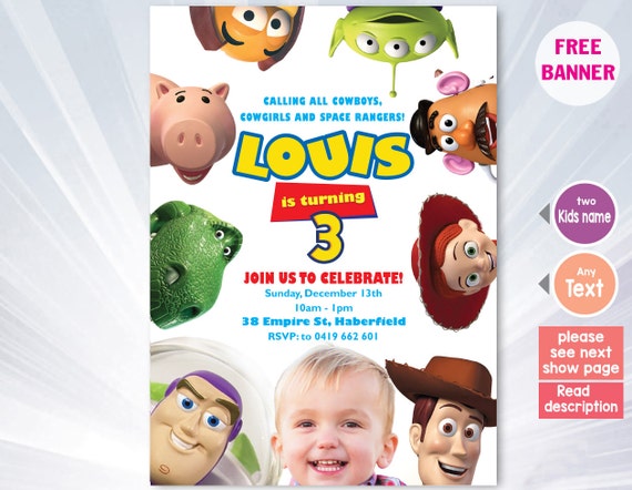 toy story invitation template Toy Story Birthday Party