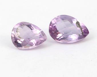 40% Off Natural Faceted Amethyst Gemstone An Amazing AAA++ High Quality & Good Colour ,Smoth Polished,Checker cut Amethyst Stone Code AZ314