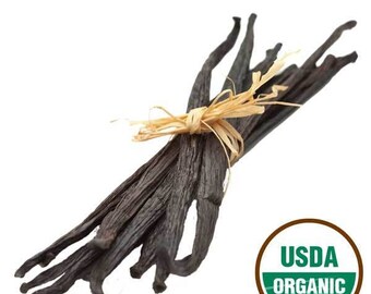 Madagascar Vanilla - Grade A Premium Vanilla Bean - Whole Vanilla Beans - Cooking Gift - bourbon vanilla - whole vanilla pods -Gift for Chef