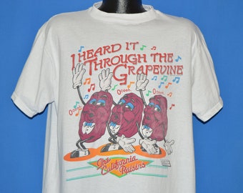 80s California Raisins Through The Grapevine t-shirt Extra Large